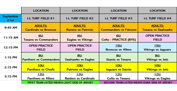 Youth Preseason // Adults Week #1